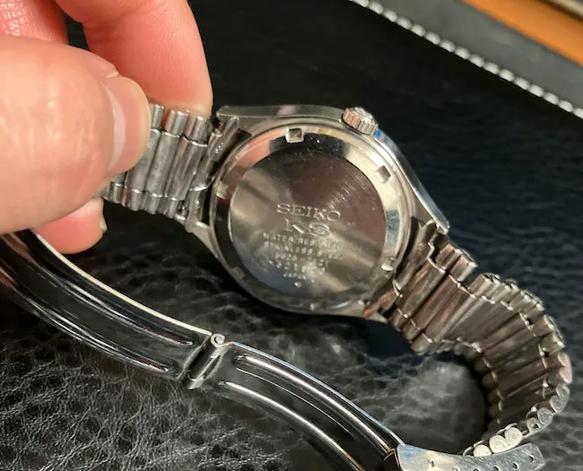 キングセイコー「5625-7121」の裏蓋